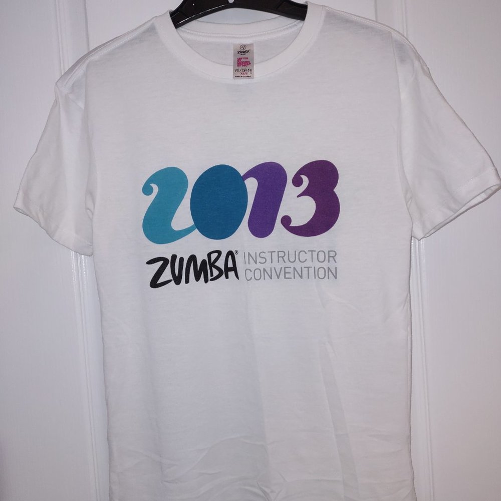 Zumba 2013 short sleeve tee. NWOT. XS.